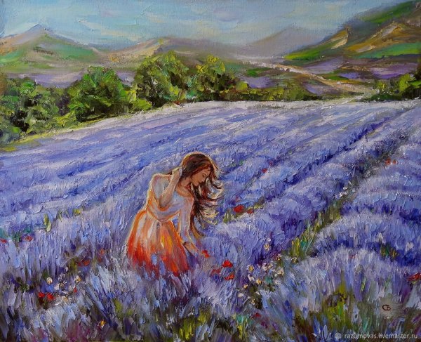Девочка с маками картина