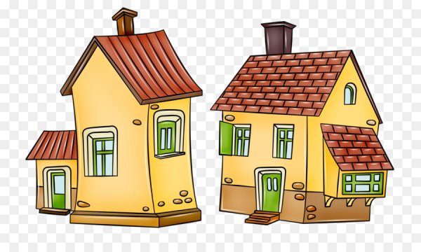 Красивый мультяшный дом