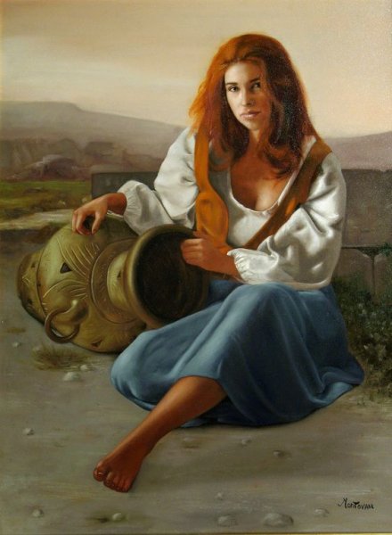 Фотосессия с кувшином