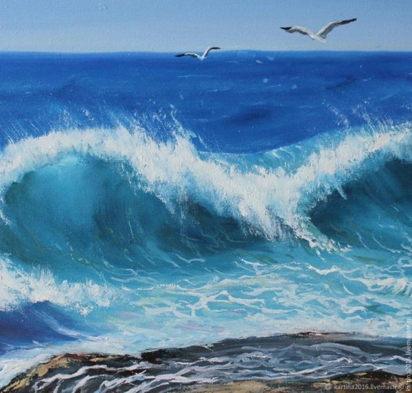 Рэй Кэмпбелл Смит море акварель