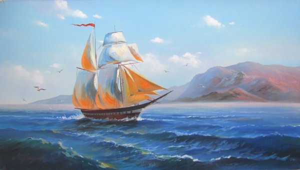 Александр Аверин картины море