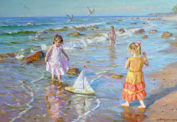 Мальчик с корабликом