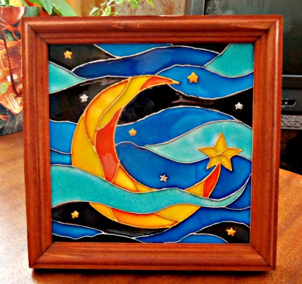 Витражная роспись Кандинский