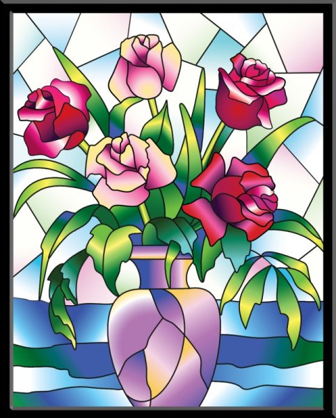 Витраж рыбы