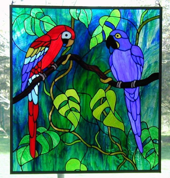 Витраж на стекле для детей