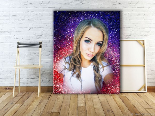 Фотопортрет на холсте