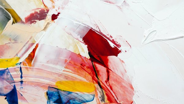 Абстракция масляными красками