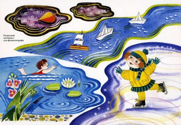 Иллюстрации о воде для детского сада