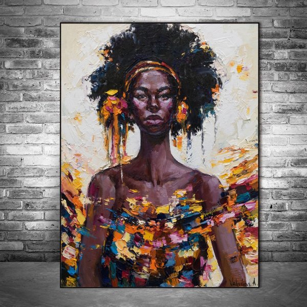 Африканская живопись маслом