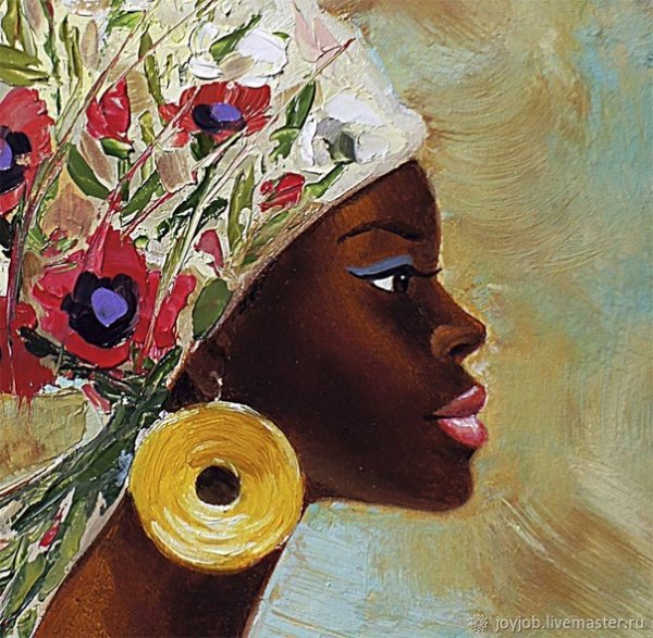 Мастер Клаас африканка картина