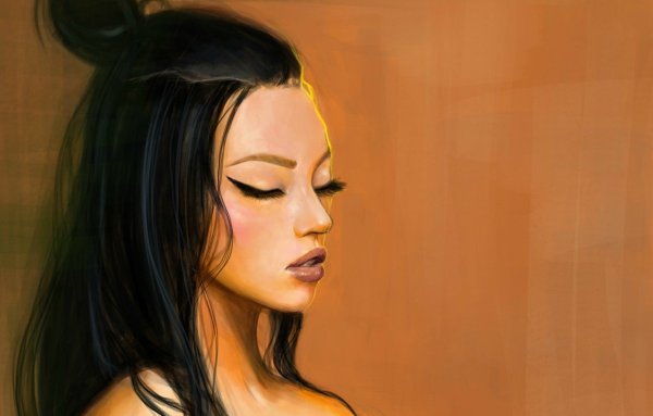 Локон волос