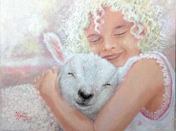 Жан Батист грез девочка с куклой