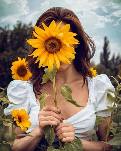 Красивые счастливые глаза