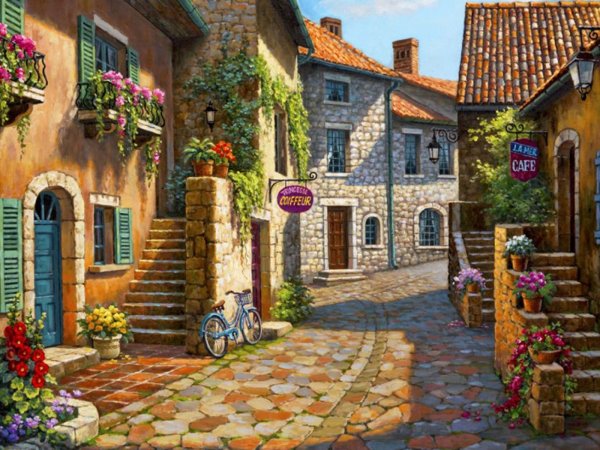 Яркие сказочные улицы