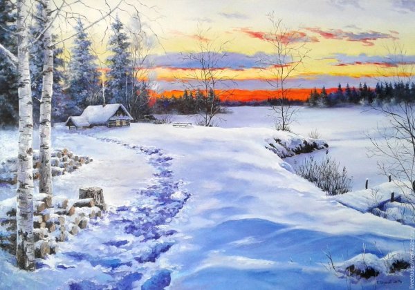 Художник Виктор Цыганов пейзажи