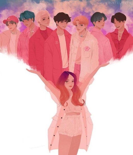 BTS И Холзи boy with Luv