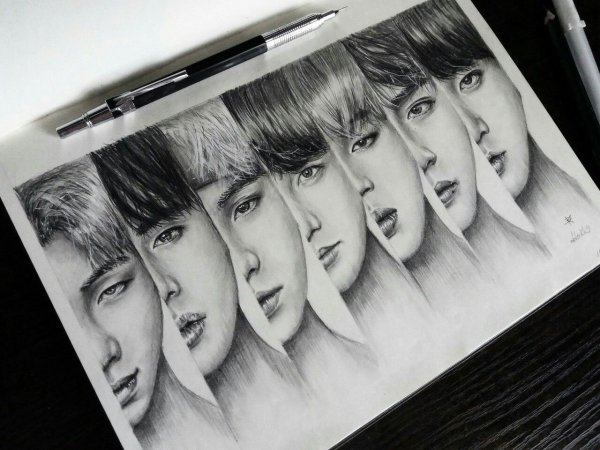 Нарисовать БТС БТС БТС БТС