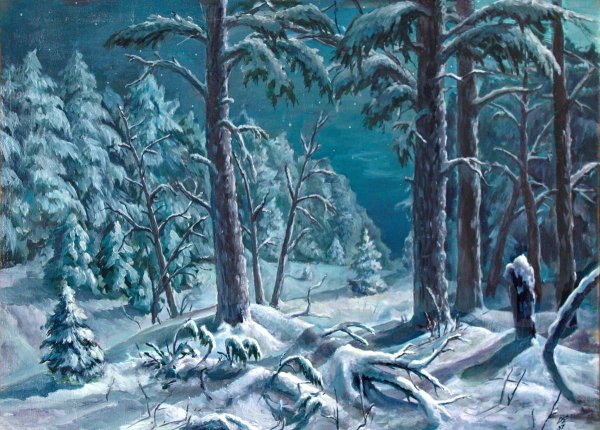 Зимний пейзаж Александр Болотова