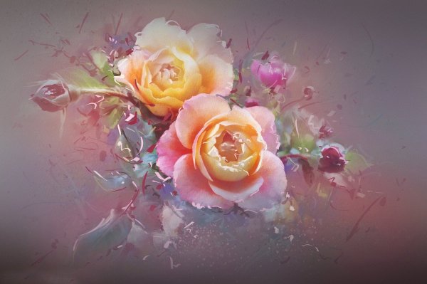 Художник Надежда Левицкая цветочные натюрморты