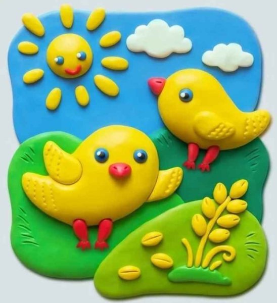 Лепка из пластилина для малышей