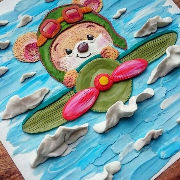 Рисование пластилином цветы