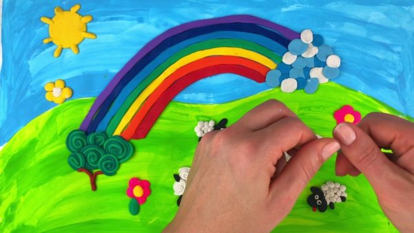 Картины из морских камней Мишель Буфалини