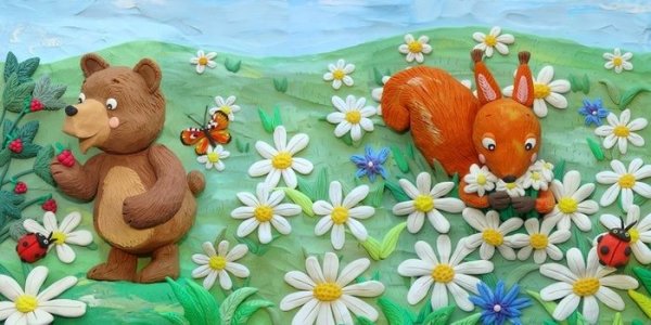 Поделки из пластилина на тему осень