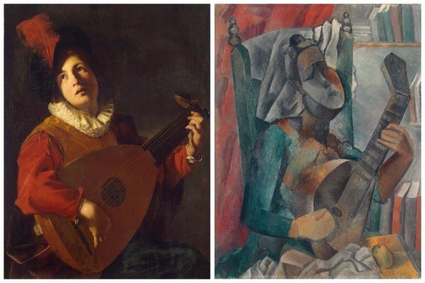 Пикассо кубизм гитарист