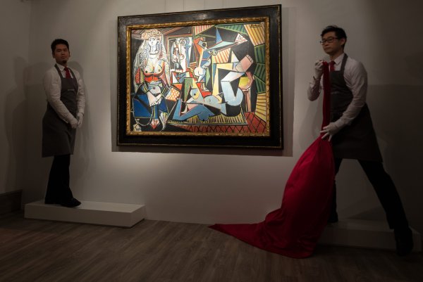 Аукционы современной живописи в мире