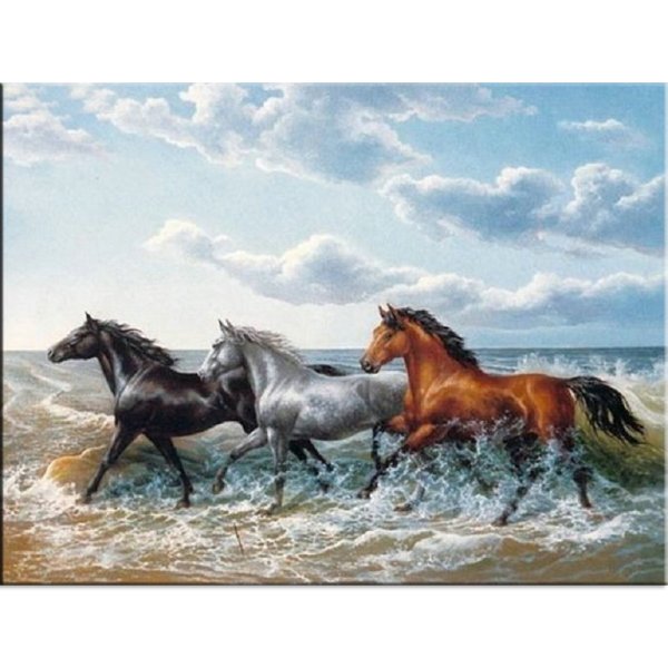 Картина бегущие лошади