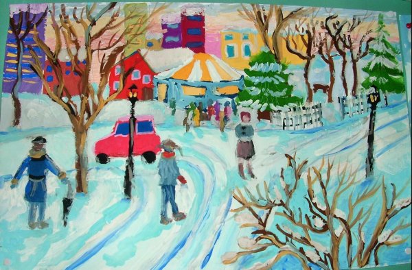 Пинсон художник Рождество