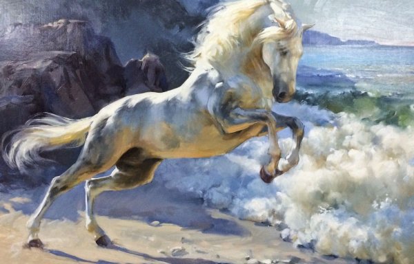 Юрий Ярош художник кони