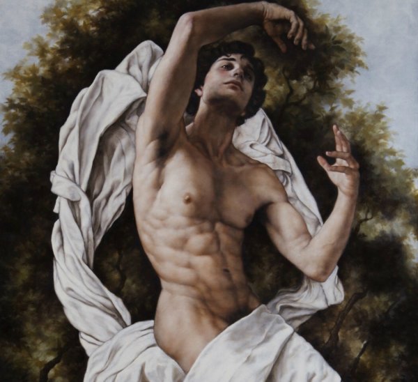 Мужчина античный живопись