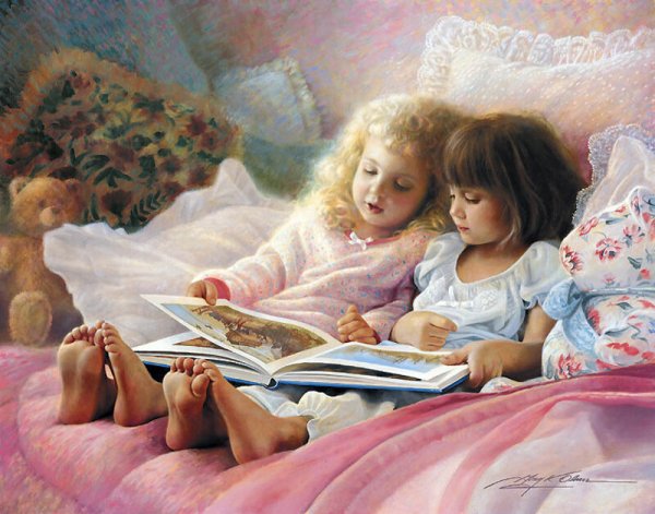 Иисус Христос и дети. Картины художника Грега Олсена. Greg Olsen