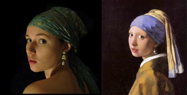 Ян Вермеер Дельфтский девушка с жемчужной сережкой». 1665.