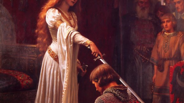 «Акколада»(1901). Эдмунд Блэр Лейтон