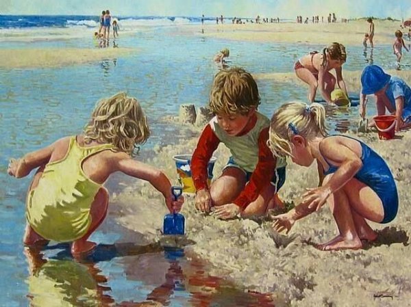 Виктор Габриэль Жильбер картины с детьми