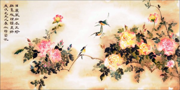 Китайская живопись в высоком разрешении