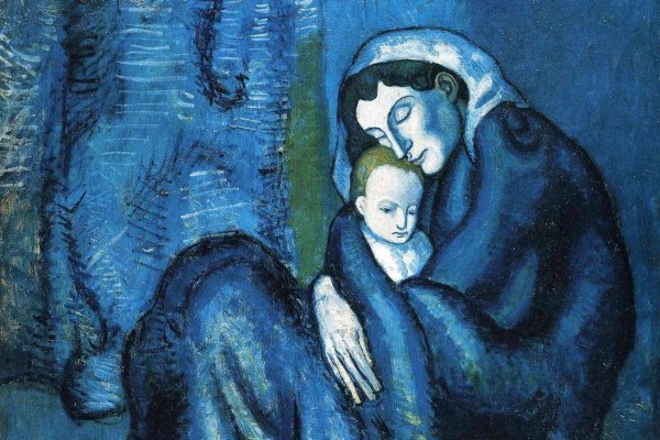 Пабло Пикассо «мать и сын», 1904
