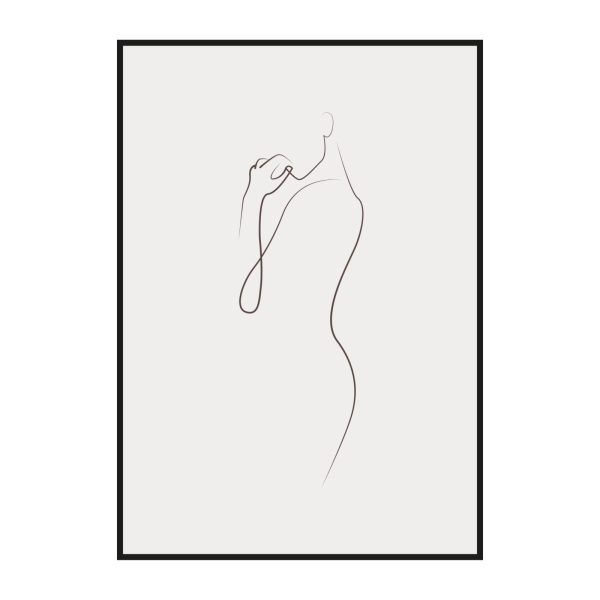 Очертания женской фигуры