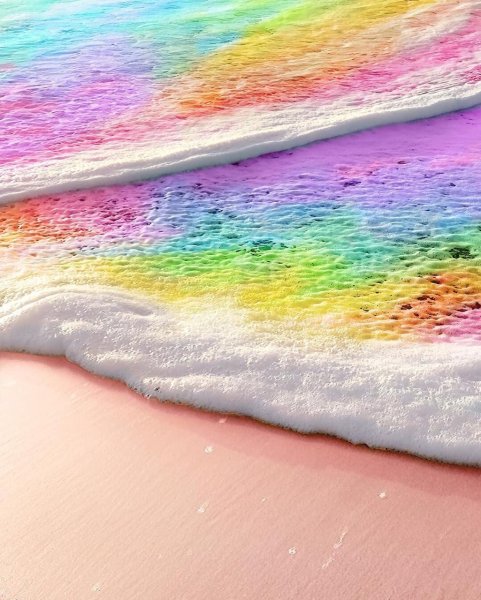 Красивые радужные вещи