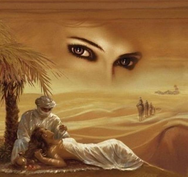 Картина восточные глаза