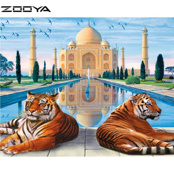 Индийский храм Тадж Махал алмазная мозаика