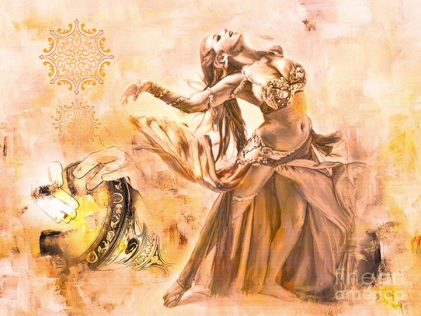 Григ танец Анитры иллюстрация