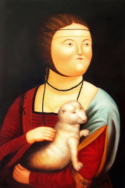 Леонардо да Винчи дама с горностаем