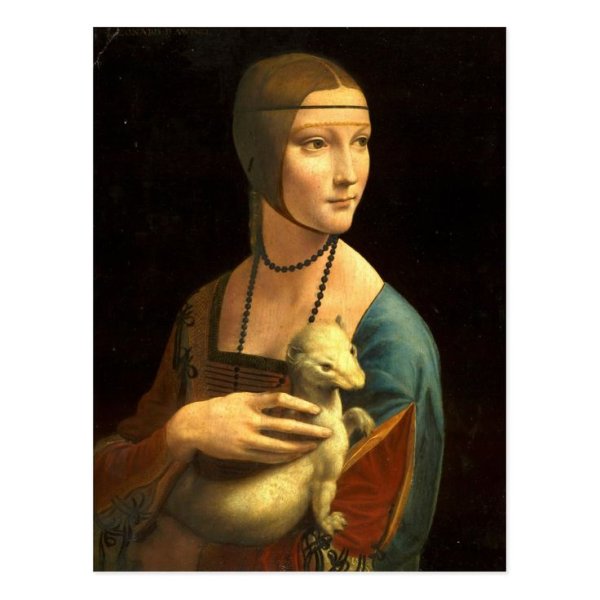 Леонардо да Винчи дама с горностаем