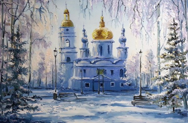 Михаил Сатаров храм у реки