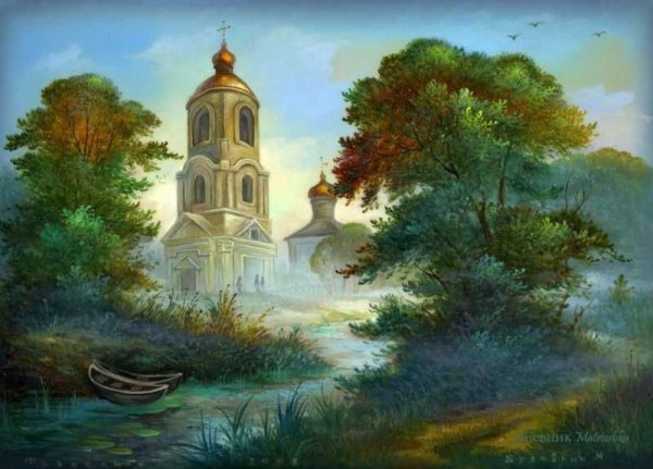 Русь Православие храм люди картины