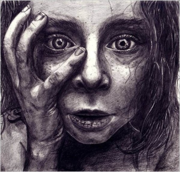 Рисунки в стиле шизофрении