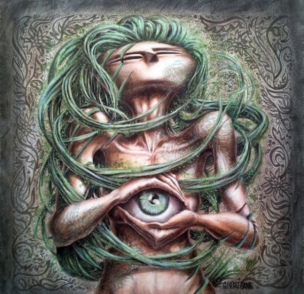 Художница шизофреничка Майя Мякила